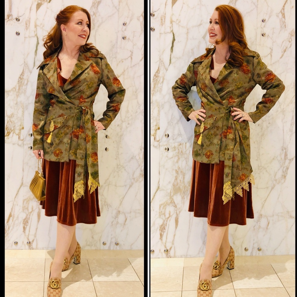 Beautifully made UMA WANG satin jacket that elevates any outfit.